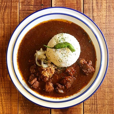 小さかった女_カレー
